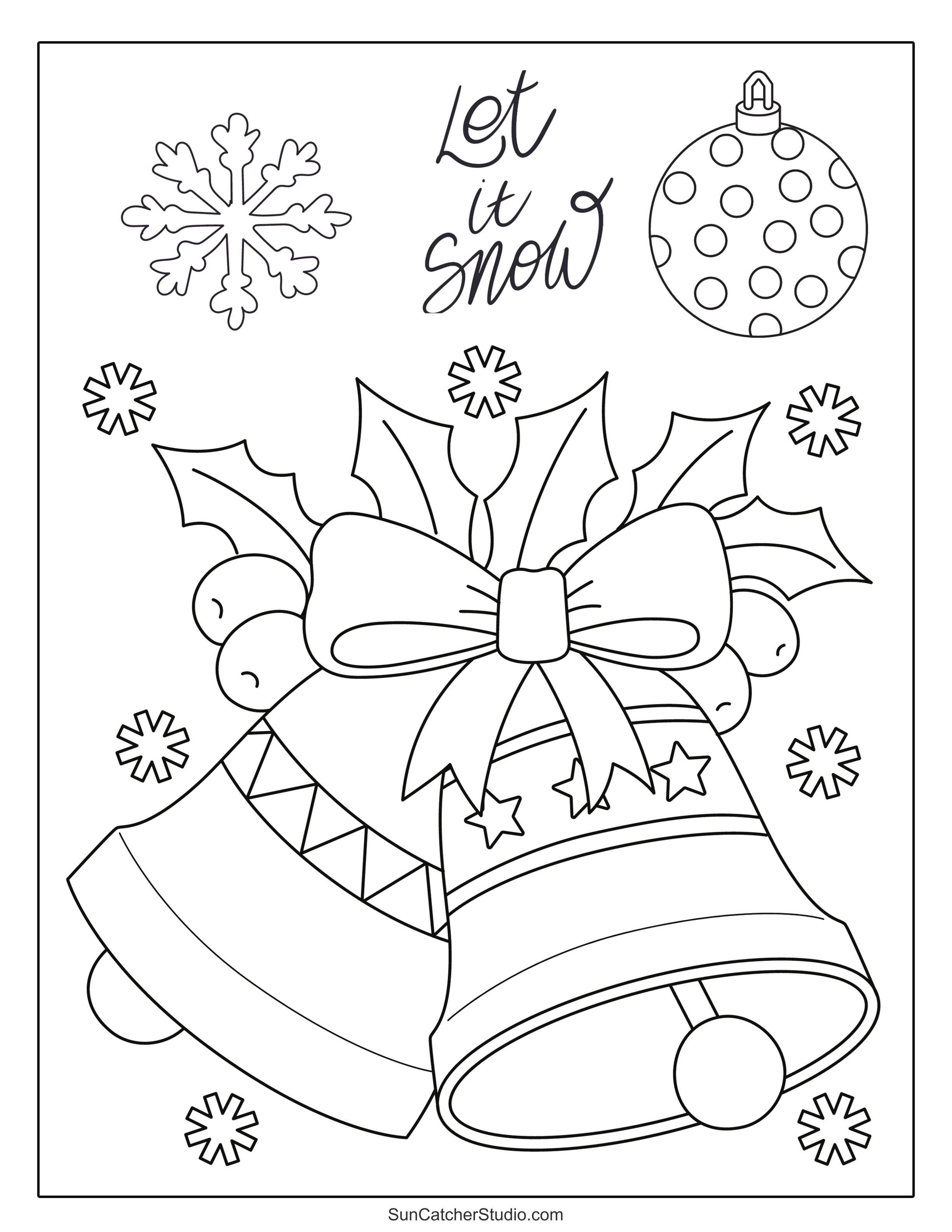 printable christmas coloring pages and coloring sheets – free